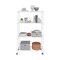 Seville Classics 4-Tier NSF Steel Wire Shelving Unit, 36" W x 14" D x 56.25"H